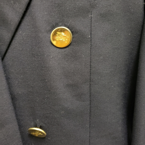 Burberry Double Breasted Navy Blazer - Picture 6 of 6